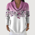 Alba | Pull Fleuri à Col Roulé