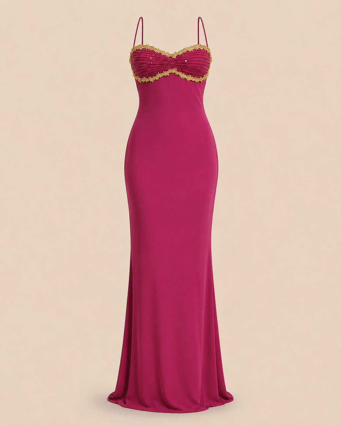 Amaia : Robe sirène rose