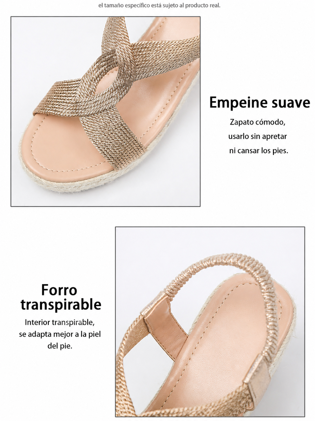 Aroa | wedge sandals with handcrafted woven detail