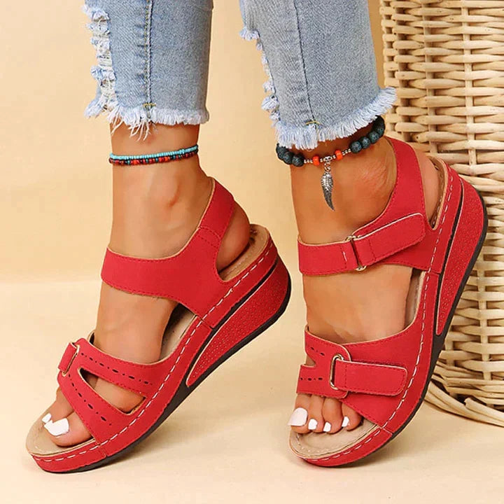 Cassandre™ | Sandales Orthopédiques Confortables avec Talon