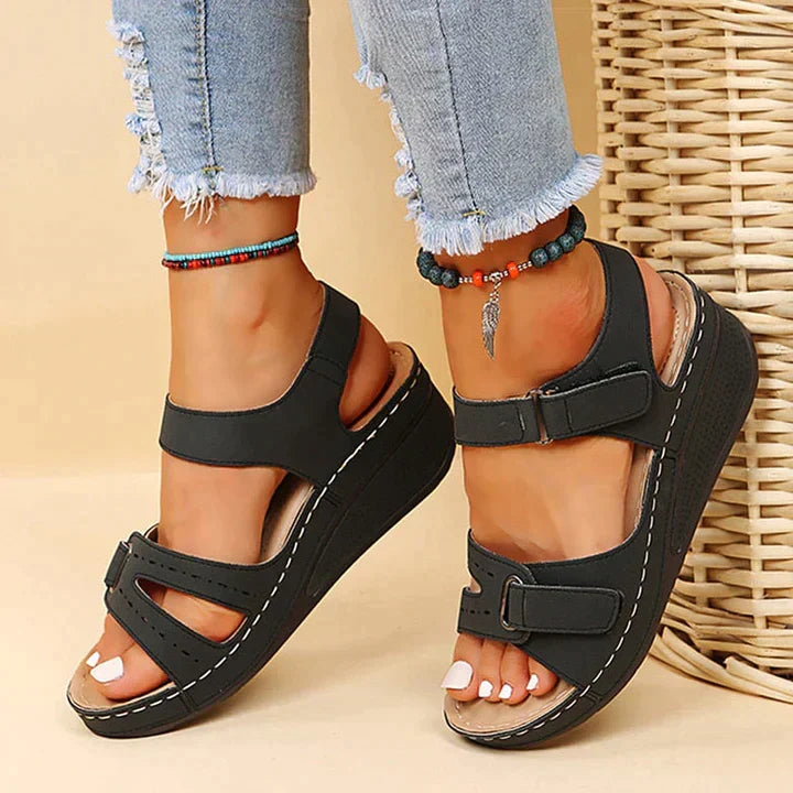 Cassandre™ | Sandales Orthopédiques Confortables avec Talon