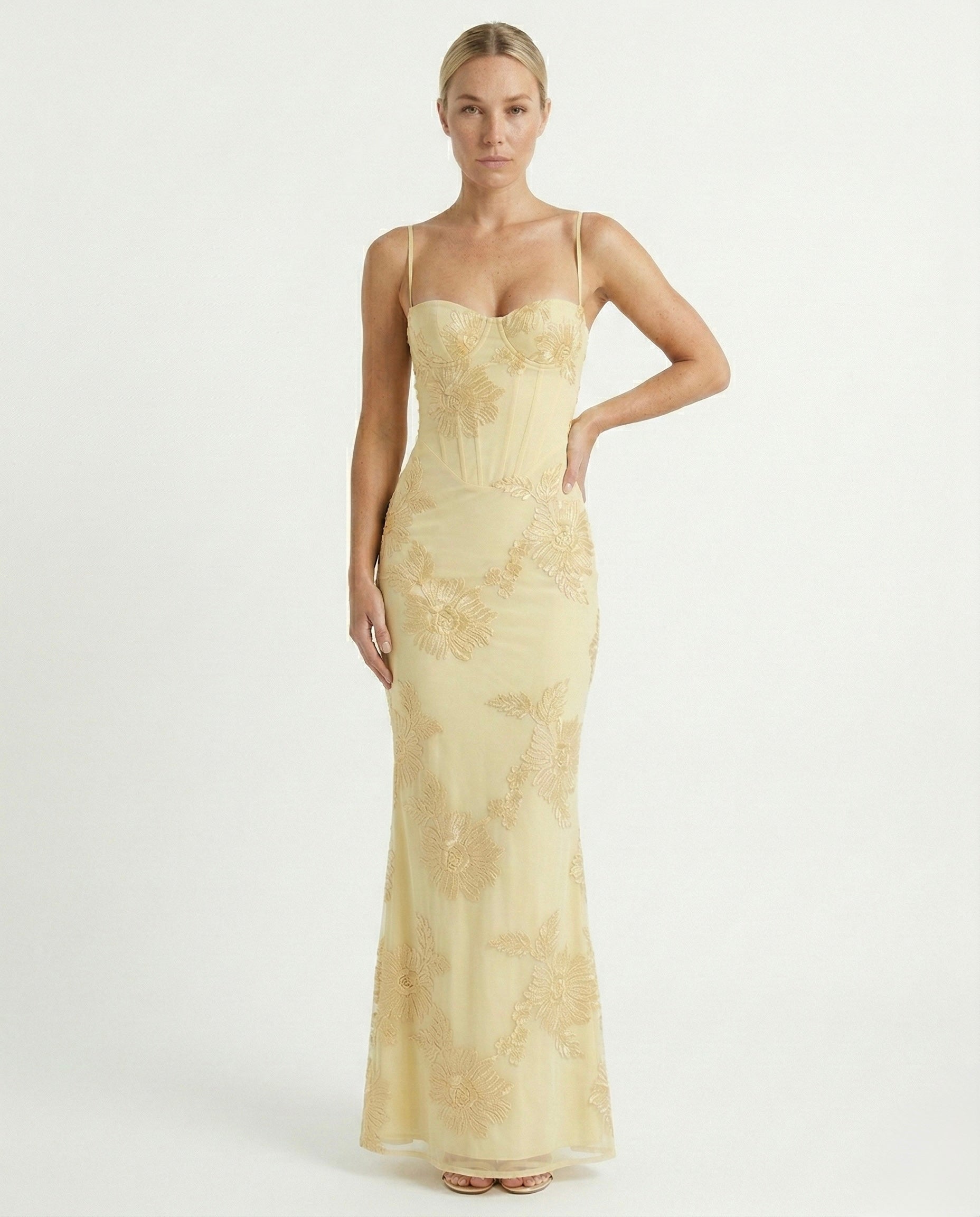 Lucero | Designer Sunflower Dress