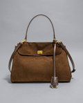 Suede Handbag