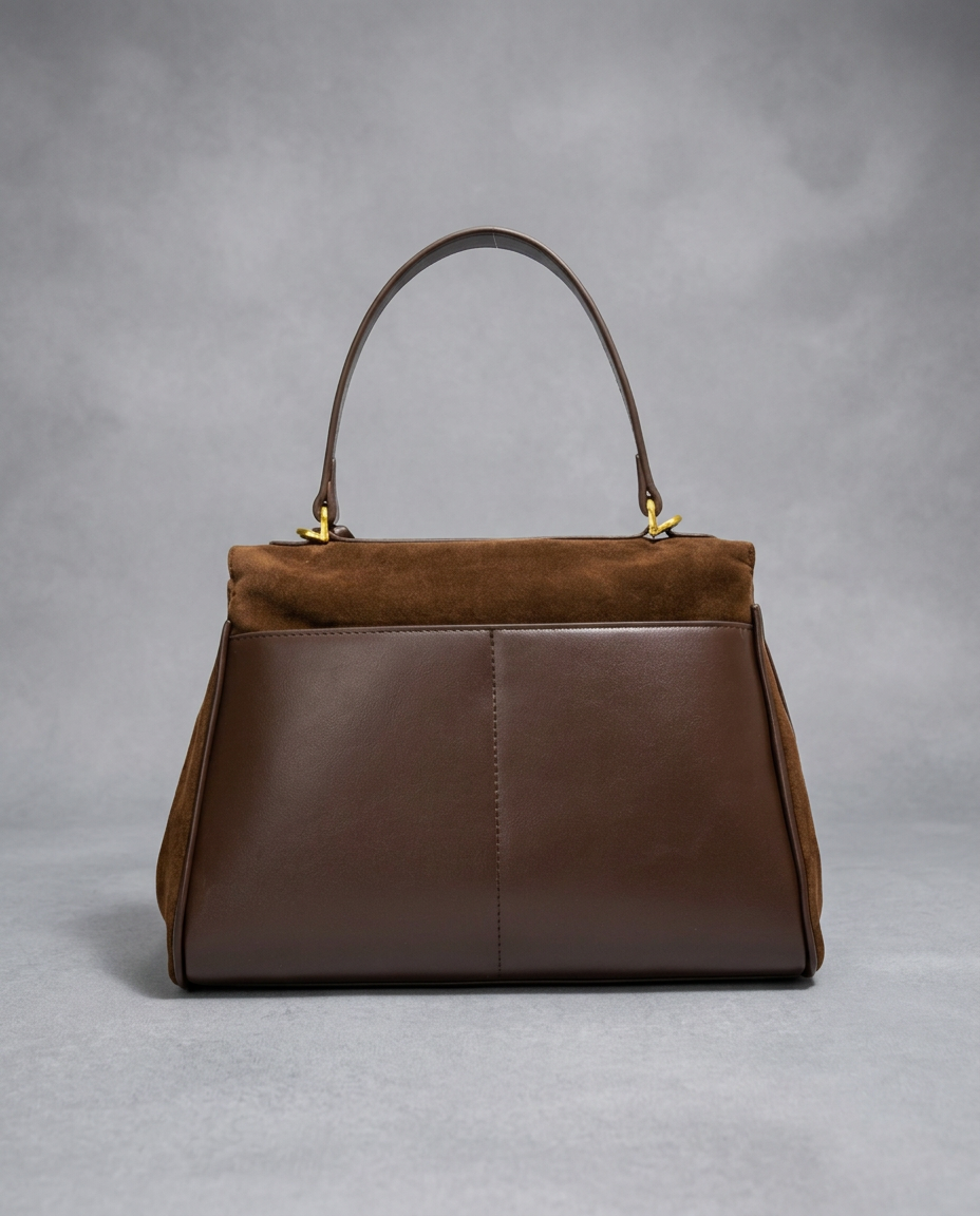 Suede Handbag