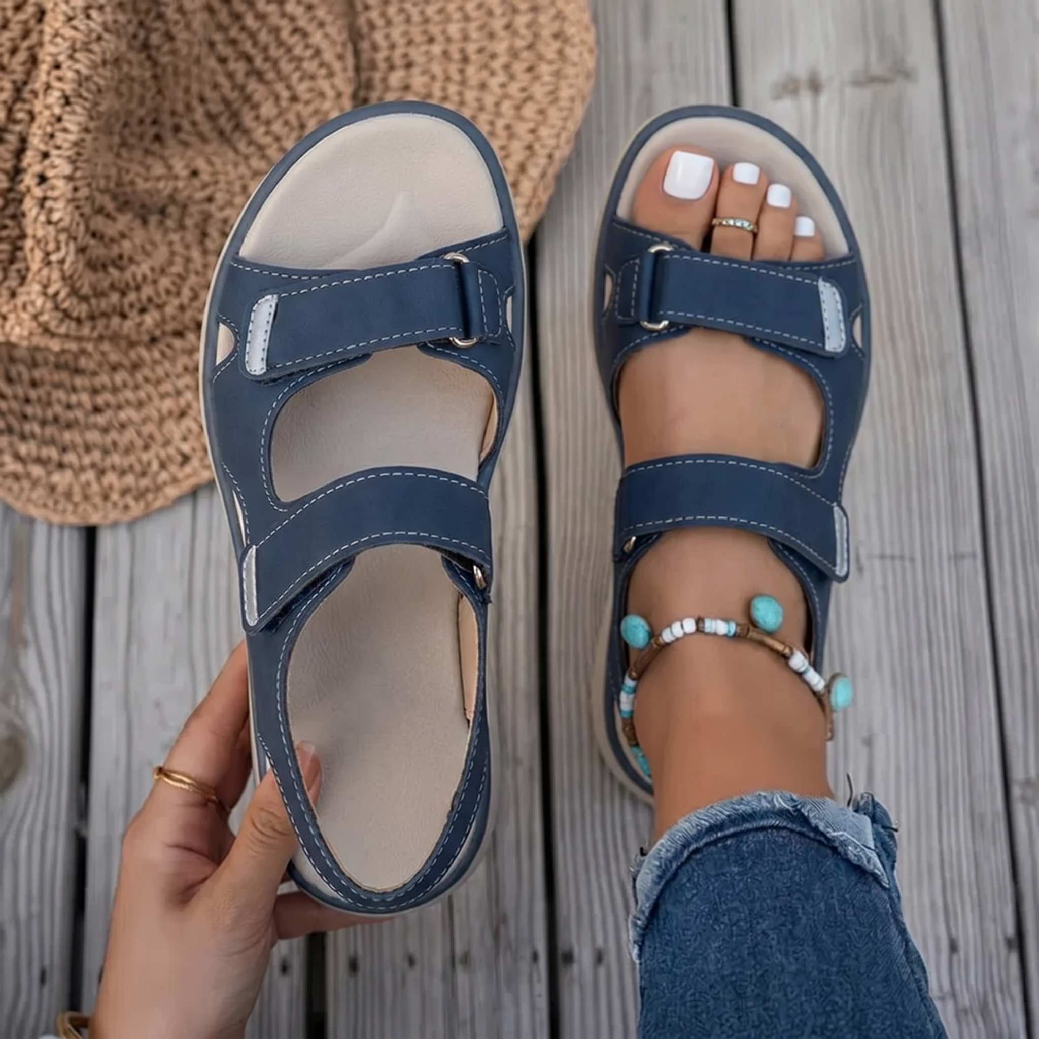 Solange™ | Sandales Orthopédiques Antidérapantes