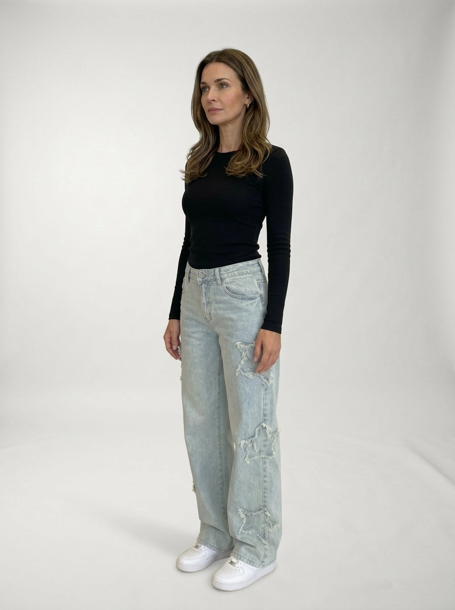 STAR Asymmetrical Jeans